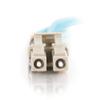 C2G 01114 OM3 Fiber Optic Cable - LC-LC 10Gb 50/125 Duplex Multimode PVC Fiber Cable, Aqua (26.2 Feet, 8 Meters) view 2