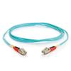 C2G 01114 OM3 Fiber Optic Cable - LC-LC 10Gb 50/125 Duplex Multimode PVC Fiber Cable, Aqua (26.2 Feet, 8 Meters) view 4