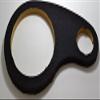 1 Pair 8" Wood Ring RING-8CTW MDF Black Carpet Pipeman'S Nippon America Tweeter view 4