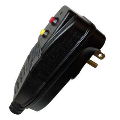 Webber Replacement Plug-in GFCI - auto-Reset for All AWG Sizes. 15A/120V, User Attachable. GFCI Includes All 4 Grommet Sizes. Webber WBGF18-3P-KIT-15A (WBGF18-3P)