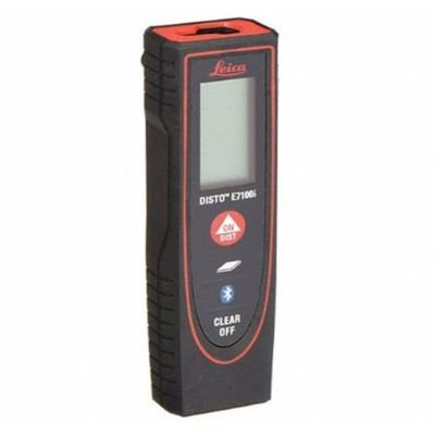 Leica DISTO E7100i 200ft Laser Distance Measure with Bluetooth, Black/Red