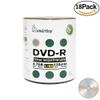 Smartbuy 4.7gb/120min 16x DVD-R Silver Inkjet Hub Printable Blank Media Data Record Disc (1800-Disc) view 1