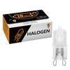 12Vmonster 10 Pack Frosted Lense Q25/G9/FR/120V G9 JCD 25 Watt 120 Volt T4 JD Type Halogen House Hold Light Bulb Hanging Pendant Accent Type Spot Down Lamp Chandelier Sconce Fixture Lighting view 2