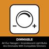 12Vmonster 10 Pack Frosted Lense Q25/G9/FR/120V G9 JCD 25 Watt 120 Volt T4 JD Type Halogen House Hold Light Bulb Hanging Pendant Accent Type Spot Down Lamp Chandelier Sconce Fixture Lighting view 4