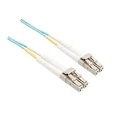 8 Meter Om3 10 Gig Fiber Optic Cable, Aqua, Pvc Jacket 50/125 Micron Multimode D