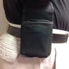 Fits iPhone 5 in Otterbox Has Belt Loop Cell Phone Deluxe Soft/Hard Nylon Holster NO Clips to Break. Can be Worn Vertical or Horizontal view 1