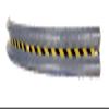 10' Curved Guard Rail Galvanized view 2