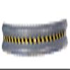 10' Curved Guard Rail Galvanized view 3