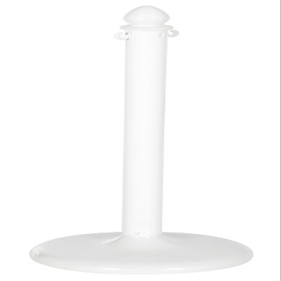 4Pack Barricade Floor Mounts White