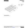 KOHLER K-5828-ST Whitehaven Large Sink Rack, Stainless Steel, Dishwasher Safe, Rubber Feet, 1.00 x 14.53 x 17.64 inches view 2