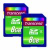 Samsung HMX-F90BNXAA Camcorder Memory Card 2 x 8GB (SDHC) Secure Digital High Capacity Class 4 Flash Cards - Pack of 2 view 1