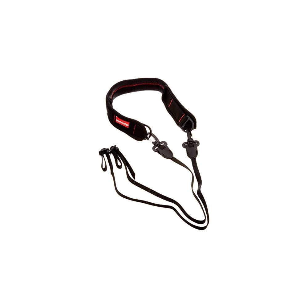 Manfrotto MB PL-C-Strap Pro-Light Series Shoulder Strap, Camera Strap, Strap for Reflex, Mirrorless and DSLR Cameras, for Photographers and Videographers - Black/Charcoal Grey