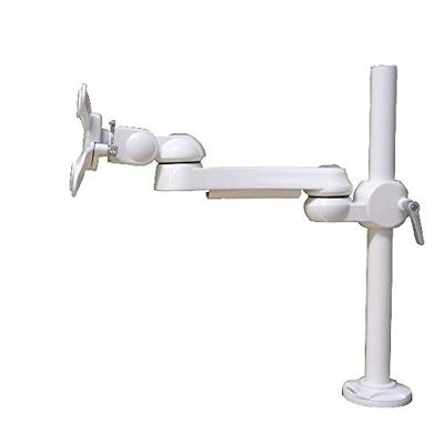 Modern Solid LA-51AC-6Q-WH Horizontal Articulated Arm (White Model), White