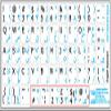 Dari - English Non-Transparent Keyboard Labels Layout Black OR White Background for Desktop, Laptop and Notebook (White Background) view 2