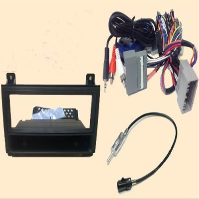 Carxtc Radio Stereo Install Single Din Dash Kit + Steering Control Wiring + canbus Wire Harness + Antenna Adapter Fits Dodge Durango 2011 2012 2013 and Jeep Grand Cherokee (11 12 13)