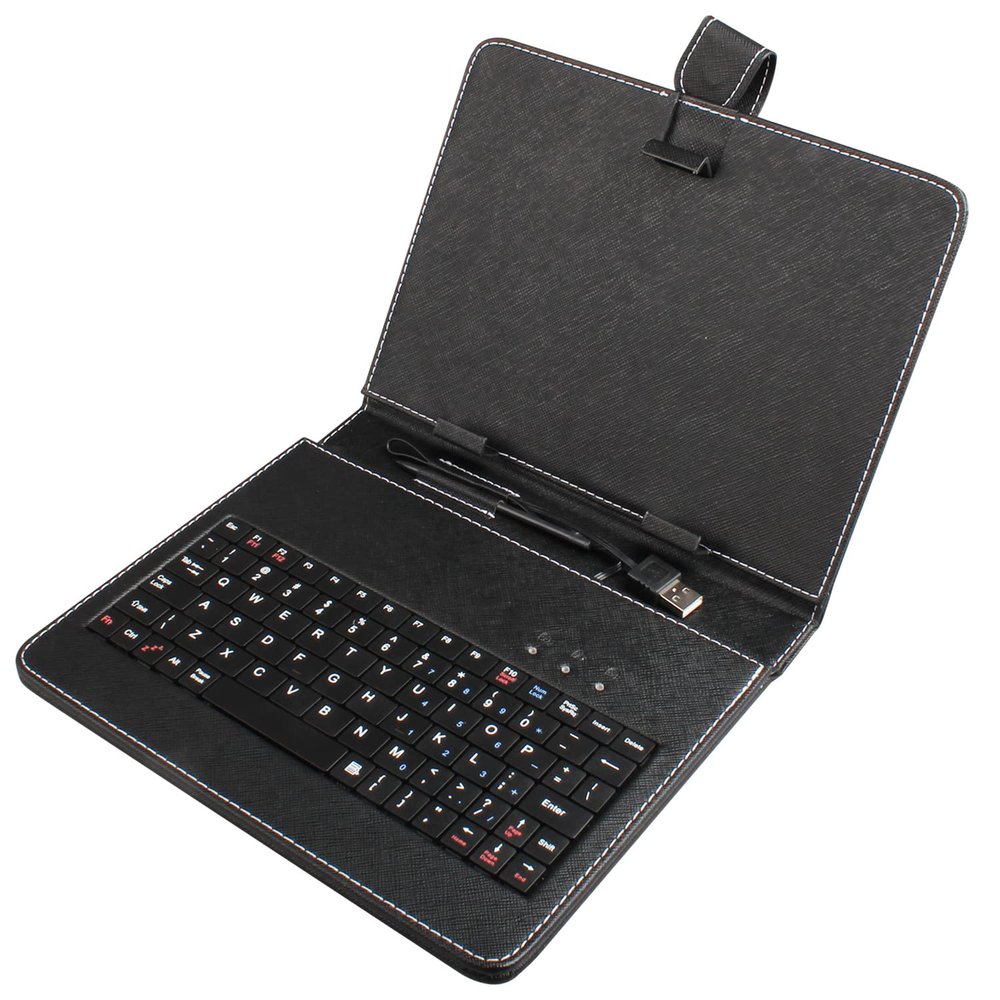 Kocaso Generic USB Keyboard & Leather Case Pouch Cover for 8" Tablet MID ePad aPad PC
