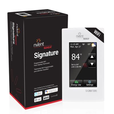 Nuheat nVent Signature AC0055 WiFi Programmable Floor Heating Thermostat