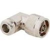 082-64, Conn Type N Adapter PL/F 0Hz to 11GHz 50Ohm RA Silver view 1