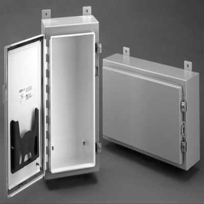 Hoffman A161208LP Wall Mount Enclosure, NEMA 12/13, 16" x 12" x 8"