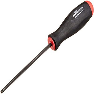 Bondhus 74654 2.5mm ProHold Ball End Tip Screwdriver w/ProGuard Finish,69mm,2PC, multi, one size