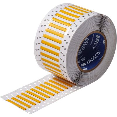 Brady PermaSleeve Heat Shrink Tubing 2" x 0.235" H, Polyolefin, Yellow (Pack of 1000)