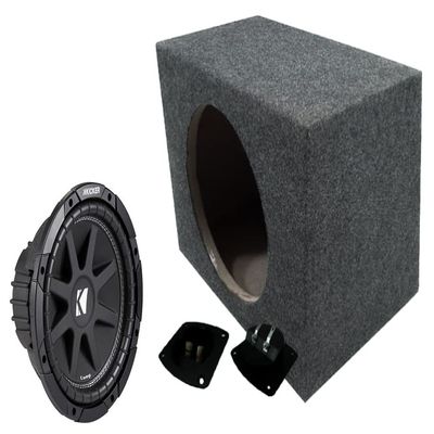 American Sound Connection 110PRF 10" Sub Box Enclosure and 43C104 150W RMS 4 Ohm 10" Subwoofer