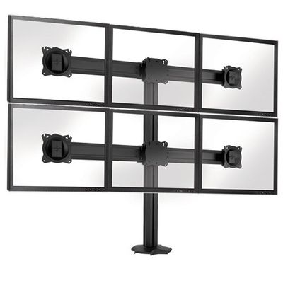 Chief Six (3X2) Grommet Hardware Mount Silver (K3G320S)