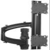 Chief Focal Adj Wall Hardware Mount Black (K4W120B) view 1