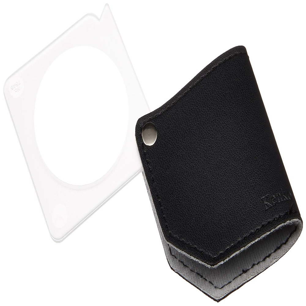 Kenko KTH-051 Pocket Loupe, Slim, 3X, 1.9 inches (49 mm), Black