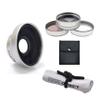 High Definition 0.45x Wide Angle Lens w/Macro Compatible With Sony HXR-MC2000U + Filters view 1