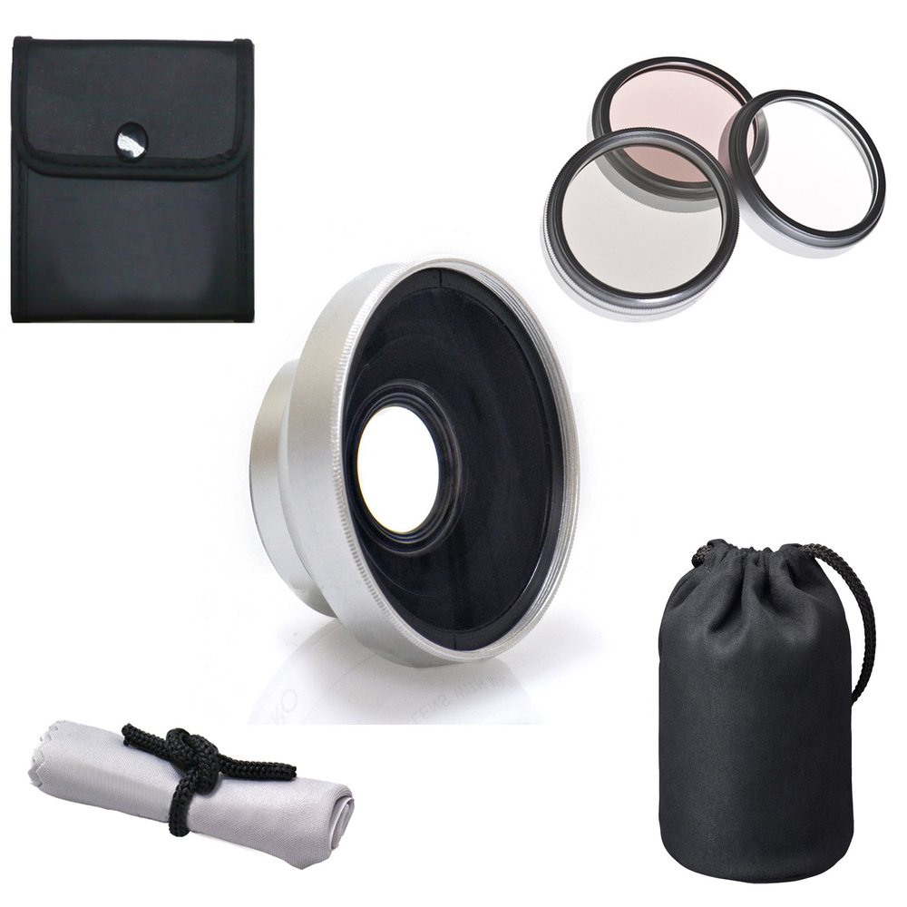 High Definition 3.0x Telephoto Lens Compatible With Sony HXR-MC2000U + Filters