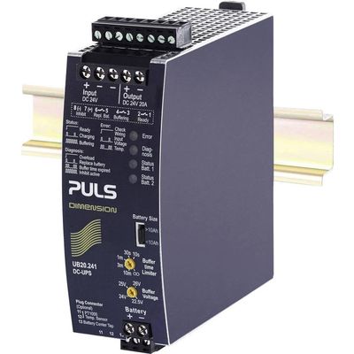 PULS, UB20.241, Dc-Ups Controller, 24Vdc, 20As