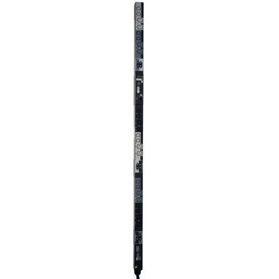 Tripp Lite 17.3kW 3-Phase Switched PDU, 240V Outlets (12 C13 & 12 C19), IEC309 30A Red, 415V Input, 6ft Cord, 0U Vertical, TAA (PDU3XVSR6G30A)