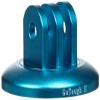 Fotodiox GoTough Blue Tripod Adapter Version 2  Metal 1/4-20 Tripod Adapter Compatible with GoPro HERO3, HERO3+, HERO4, HERO5, HERO6, HERO7 2-Prong Mounting System Pro view 3