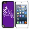 Graphic4You Music Note Pattern Design Hard Case Cover for Apple iPod Touch 5th Generation 5G (Purple) view 1