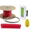 25 Sqft Warming Systems 120 V Electric Tile Radiant Floor Heating Cable with GFCI Protected Programmable Thermostat view 1