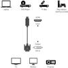 Techly 304628 HDMI to DVI-D Video Cable M/M 3 m Black view 3