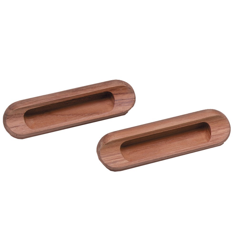 Whitecap 60124-A Whitecap Teak Oblong Drawer Pull - 4-1/16"L - 2