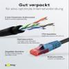 Goobay 94393 CAT 6 Outdoor-Patch Cable, U/UTP, Black, 30 m Length view 3