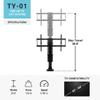 Progressive Automations Motorized Hidden pop up TV Lift - 38.8" Stroke Vertical Automatic Adjustable Height Under Bed Kitchen Cabinets TV Stand for 32" - 60" Screen view 3