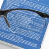 Delta Plus RX-500C-0.75 Diopter Full Lens Magnifier Safety Glasses, Black Frame, Clear Lens view 2