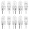 10 Pack Clear Dimmable T4 Q50/GY6.35/CL/120V GY6.35 JCD 50 Watt 50W 120 Volt Halogen Light Bulb Electric Wax Melter Plug In Warmer Aroma Tart Under Counter Lighting Kitchen Bathroom Mirror Ceiling CL view 1