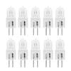 10 Pack Clear Dimmable T4 Q35/GY6.35/CL/120V GY6.35 JCD 35 Watt 35W 120 Volt Halogen Light Bulb Electric Wax Melter Plug Oil Warmer Aroma Tart Lighting Kitchen Bathroom Mirror Fixture gy6.35 view 1