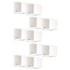 Acoustic Audio AA321W Mountable Indoor Speakers 2000 Watts White Bookshelf 5 Pair Pack AA321W-5Pr view 1