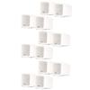 Acoustic Audio AA321W Mountable Indoor Speakers 2400 Watts White Bookshelf 6 Pair Pack AA321W-6Pr view 1