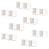 Acoustic Audio AA321W Mountable Indoor Speakers 3200 Watts White Bookshelf 8 Pair Pack AA321W-8Pr view 1