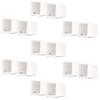 Acoustic Audio AA321W Mountable Indoor Speakers 2800 Watts White Bookshelf 7 Pair Pack AA321W-7Pr view 1