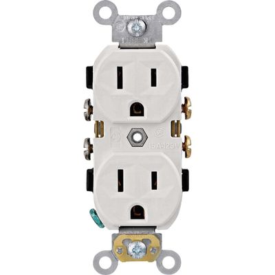 Leviton R62-CBR15-00W Outlet