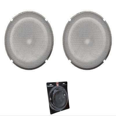 2) Rockford Fosgate P2P3G-10 10" Stamped Mesh Subwoofer Grille Inserts P2P3G10