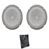 2) Rockford Fosgate P2P3G-10 10" Stamped Mesh Subwoofer Grille Inserts P2P3G10 view 1